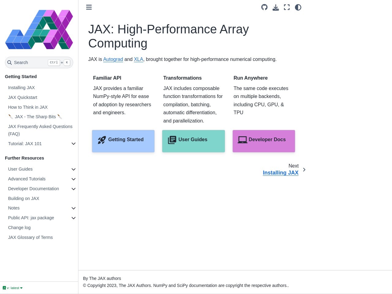 點擊放大圖片 JAX: High-Performance Array Computing