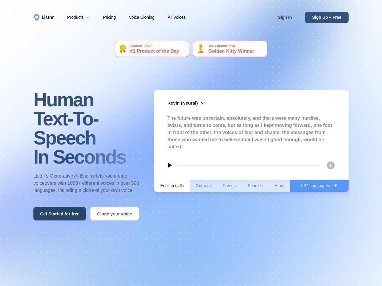 點擊放大圖片 Listnr AI