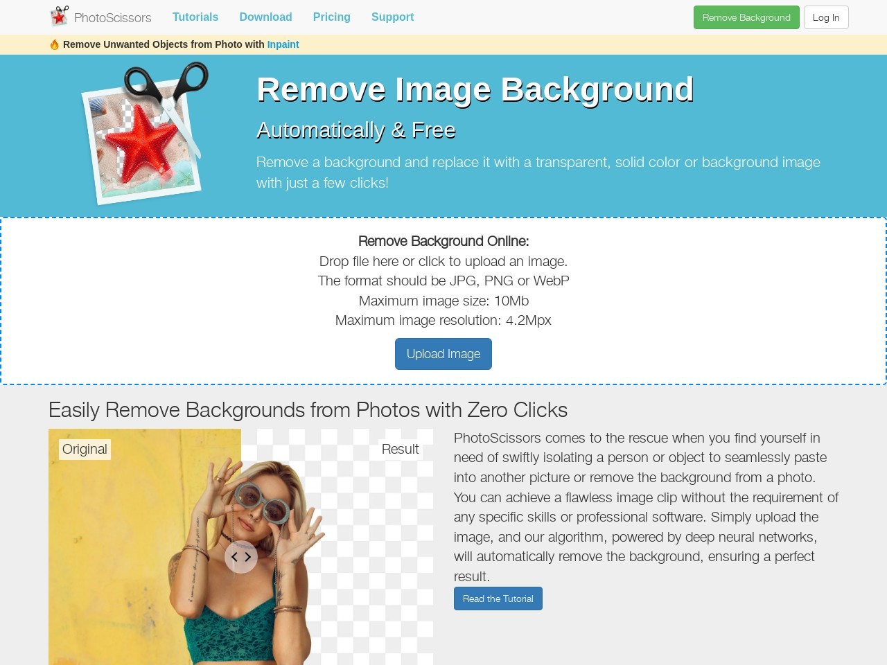 點擊放大圖片 PhotoScissors