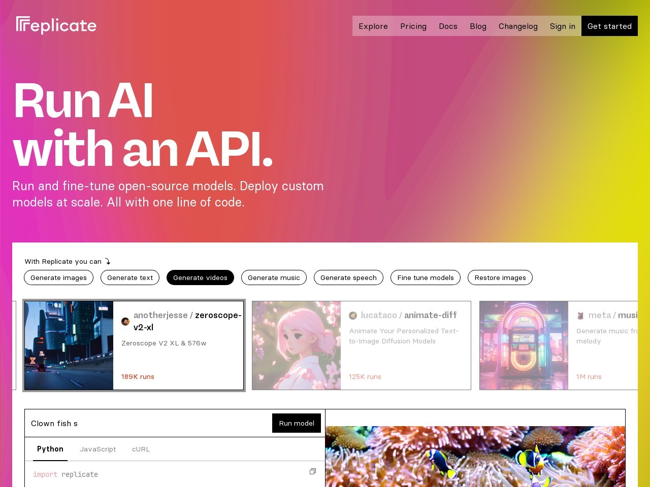 點擊放大圖片 Replicate